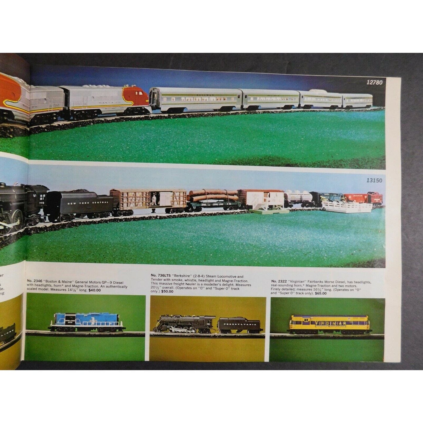 1966 Lionel Trains Raceways Phonographs Science Sets Catalog 39pgs VGC