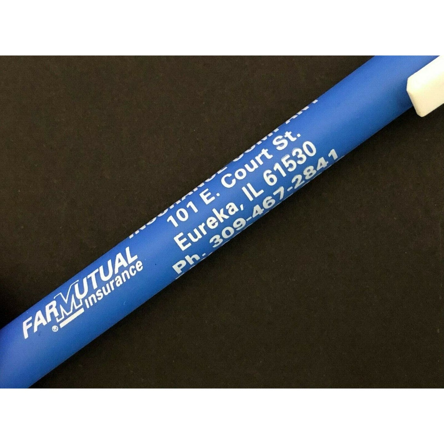 c1980's-90's "Woodford County Mutual Insurance" Eureka, IL Advertising Pen