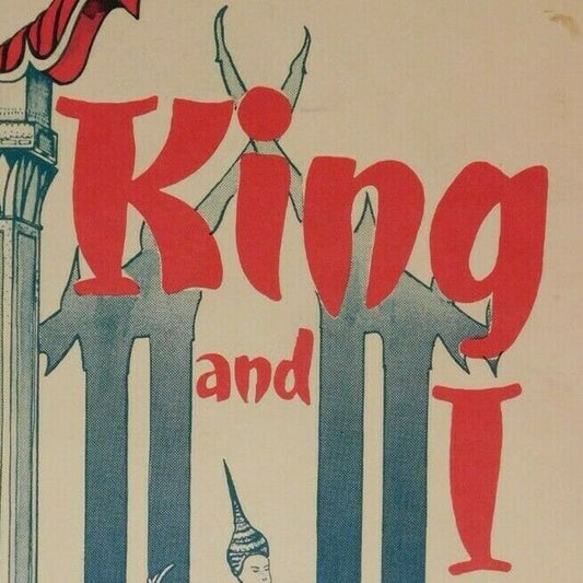 Fresno Community Theatre "The King and I" 32pgs. Program 1967