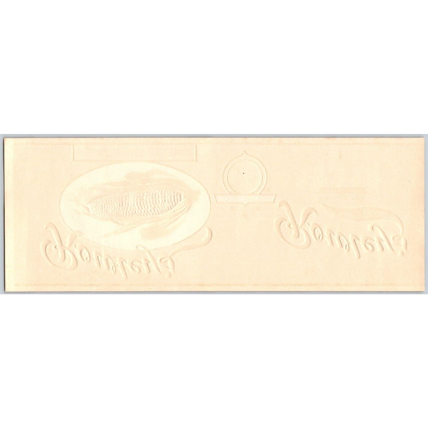 Rowley's Golden Sweet Corn Paper Can Label E.H. Rowley Fabius, NY c1928