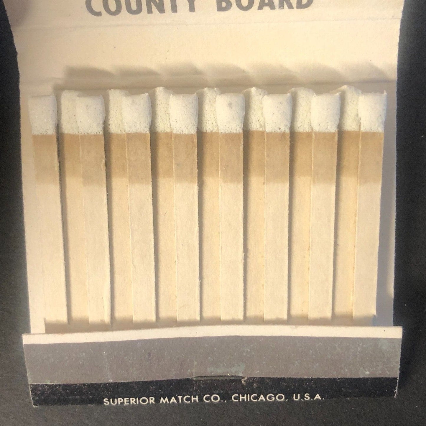 "Retain George W. Dunne" Chicago Vintage Full Matchbook c1966-73 VGC
