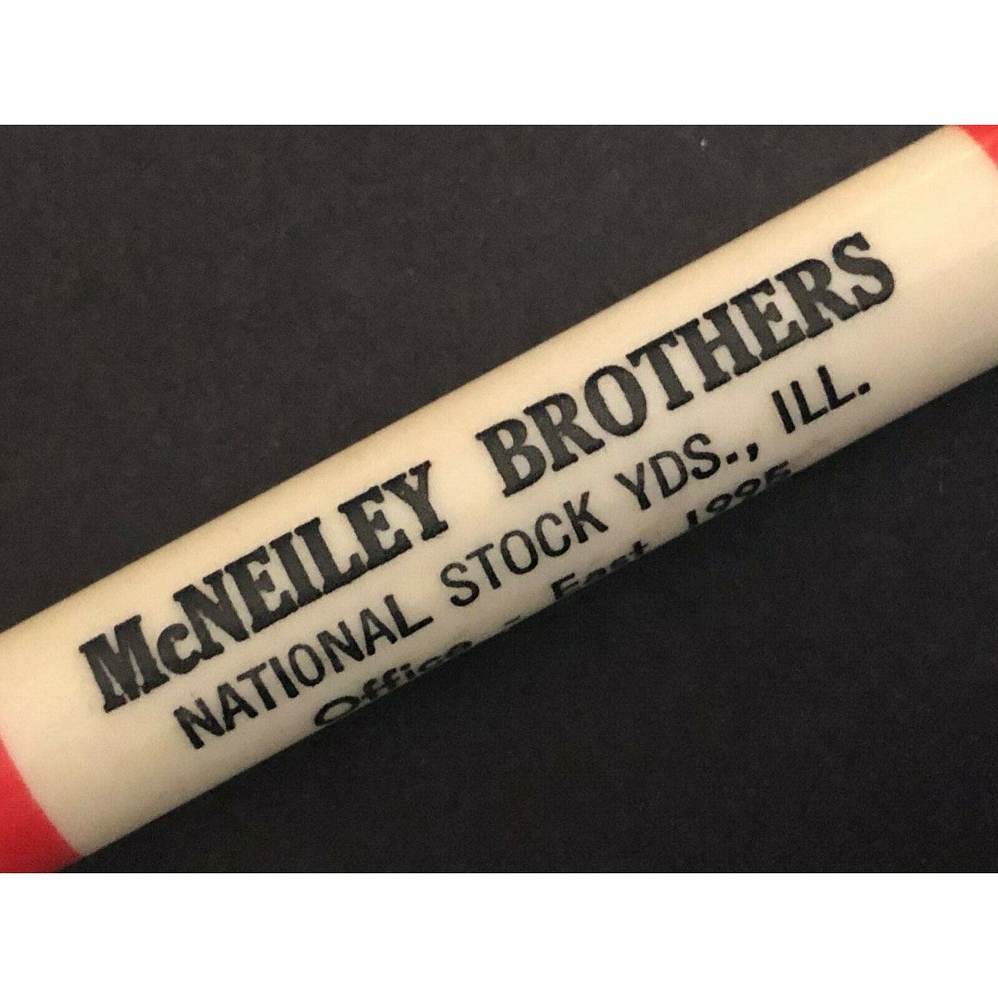 c1940's "McNeiley Brothers National Stock Yards, IL" Advertising Bullet Pencil