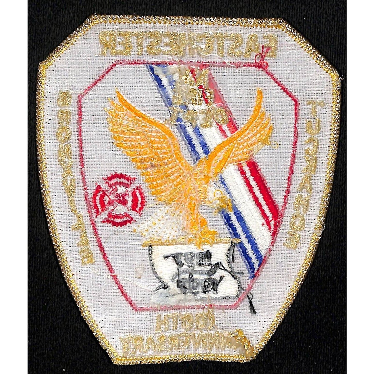 Eastchester Bronxville Tuckahoe NY Fire Dept. 100th Anniv. Embroidered Patch