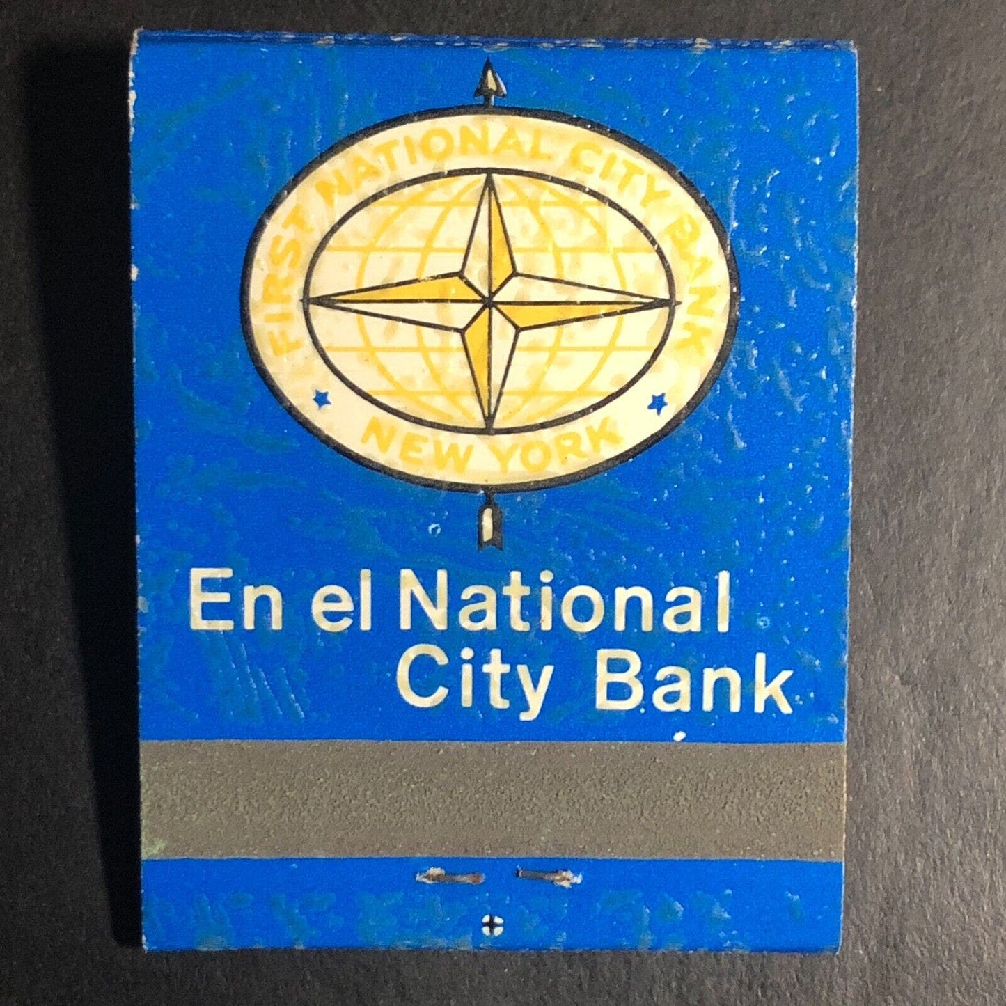 First National City Bank NY / El Angelito Gaurdian Full Matchbook c1974-84 VGC