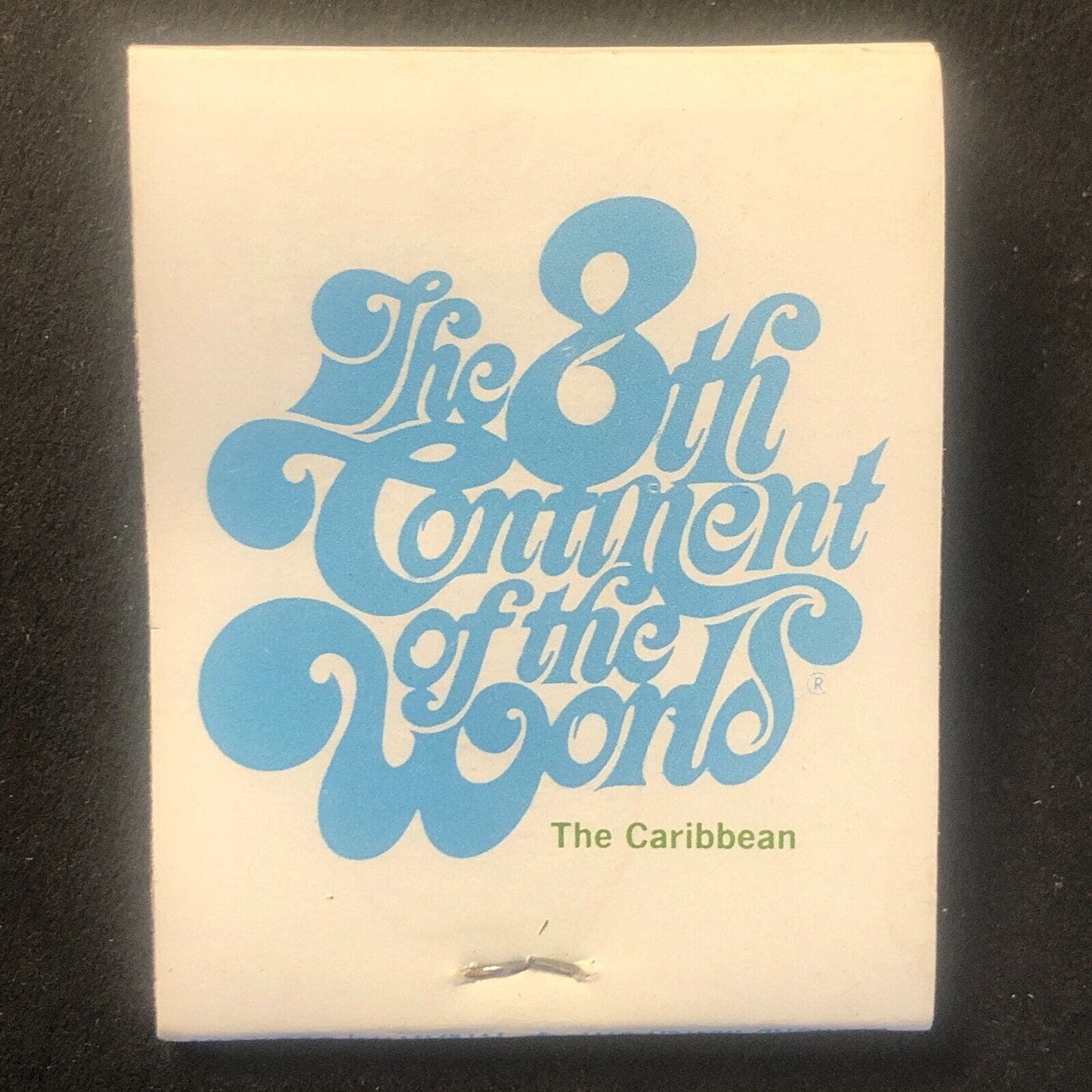 "The 8th Continent of the World" Caribbean Vintage Full Matchbook c1960's-73 VGC