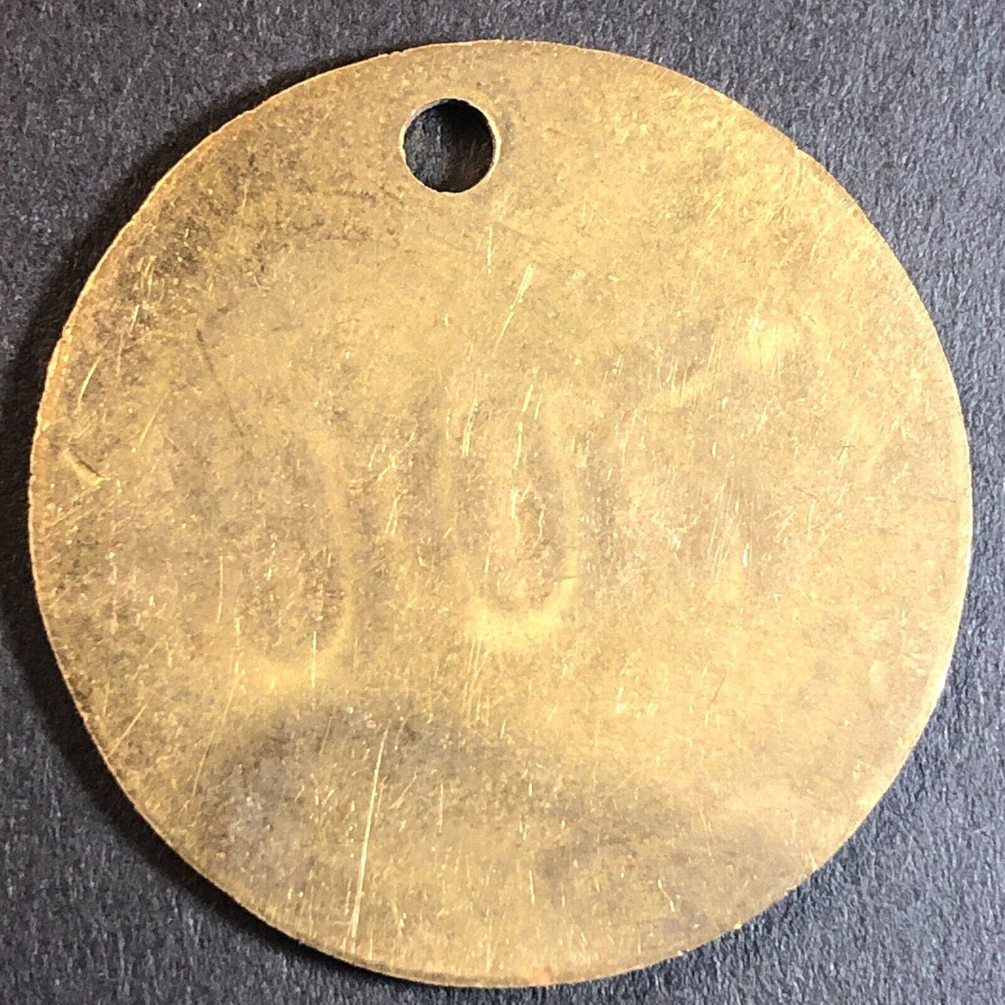 Anaconda Copper Mining Co. Bonner, MT Saw Mill Brass Tool Check Tag 32.5mm #706