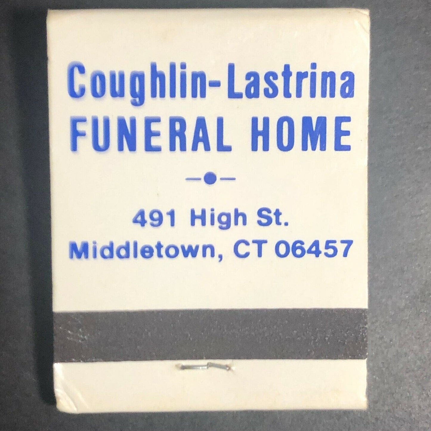 70's Full Matchbook Coughlin-Lastrina Funeral Home - Middletown, CT