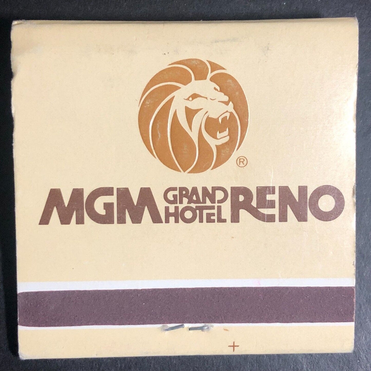 Reno MGM Grand Hotel Lion Full Matchbook c1978-86