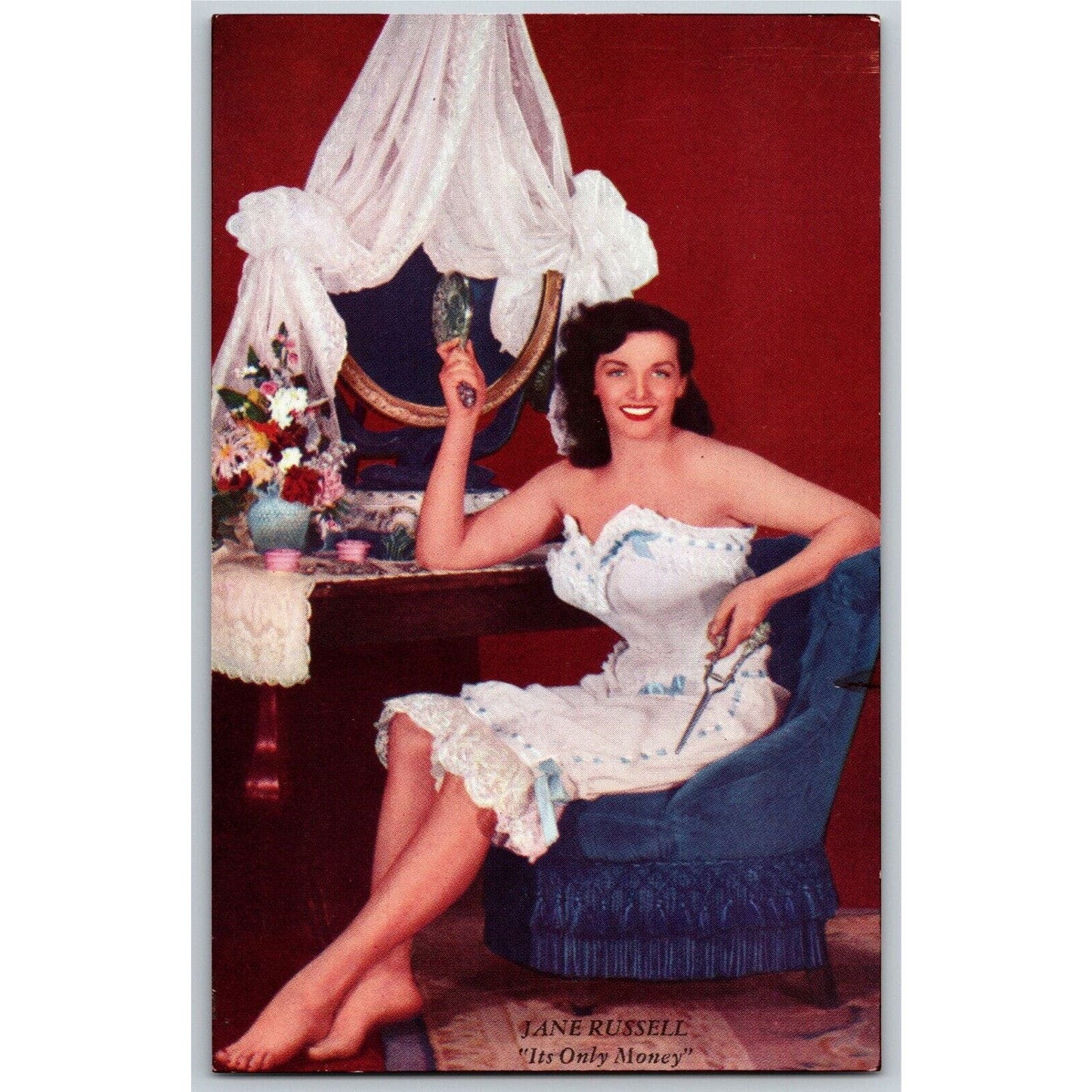 Jane Russell Vintage Postcard Ken Prag Collection - VGC - Unposted
