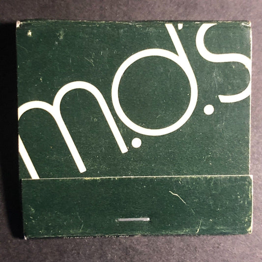 M.D.'s (Restaurant ?) Hyatt Regency Savanna Mostly Full (-1) Matchbook c1980's