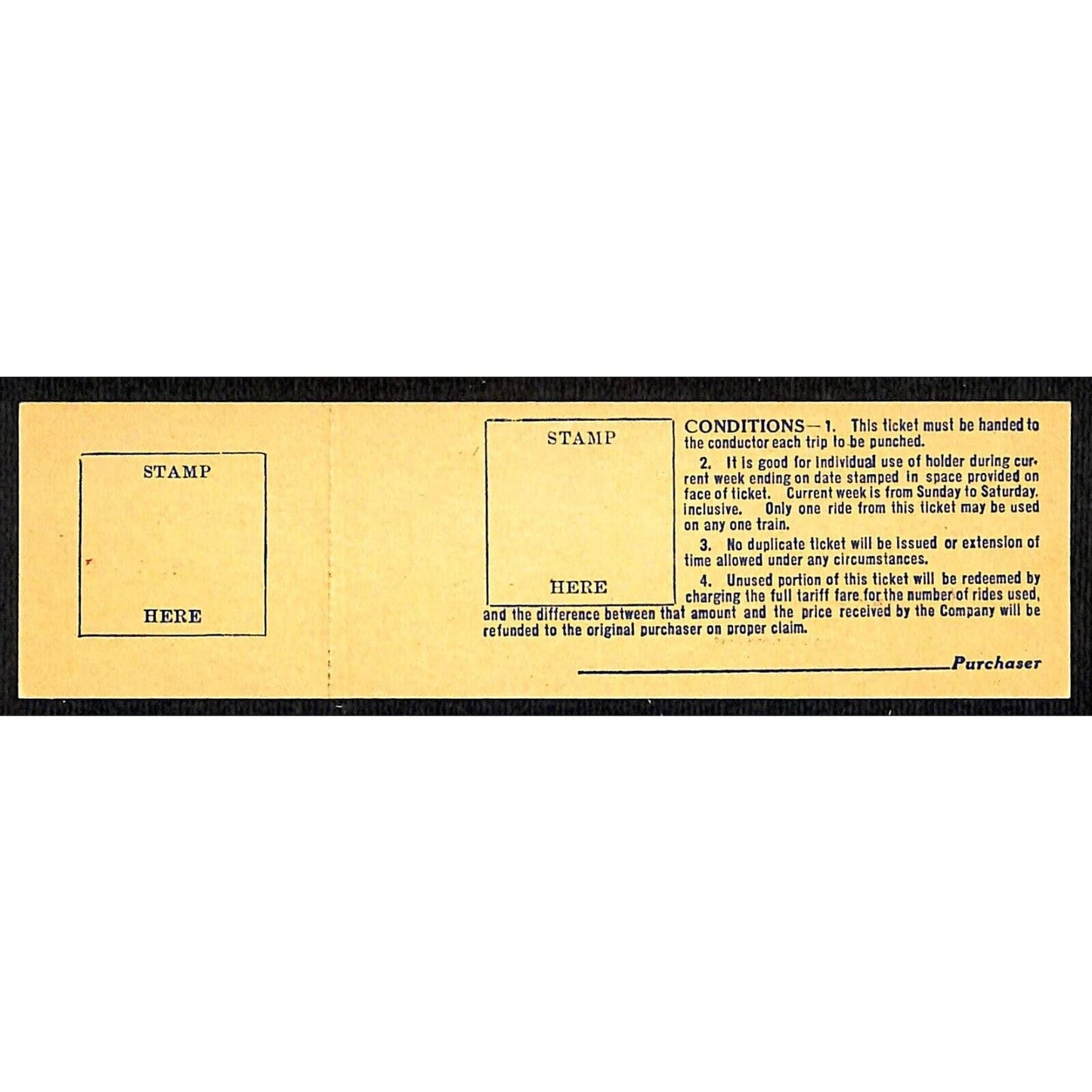 Chicago Aurora and Elgin Railway (1902-57) 12 Ride Ticket Forest Park Elmhurst