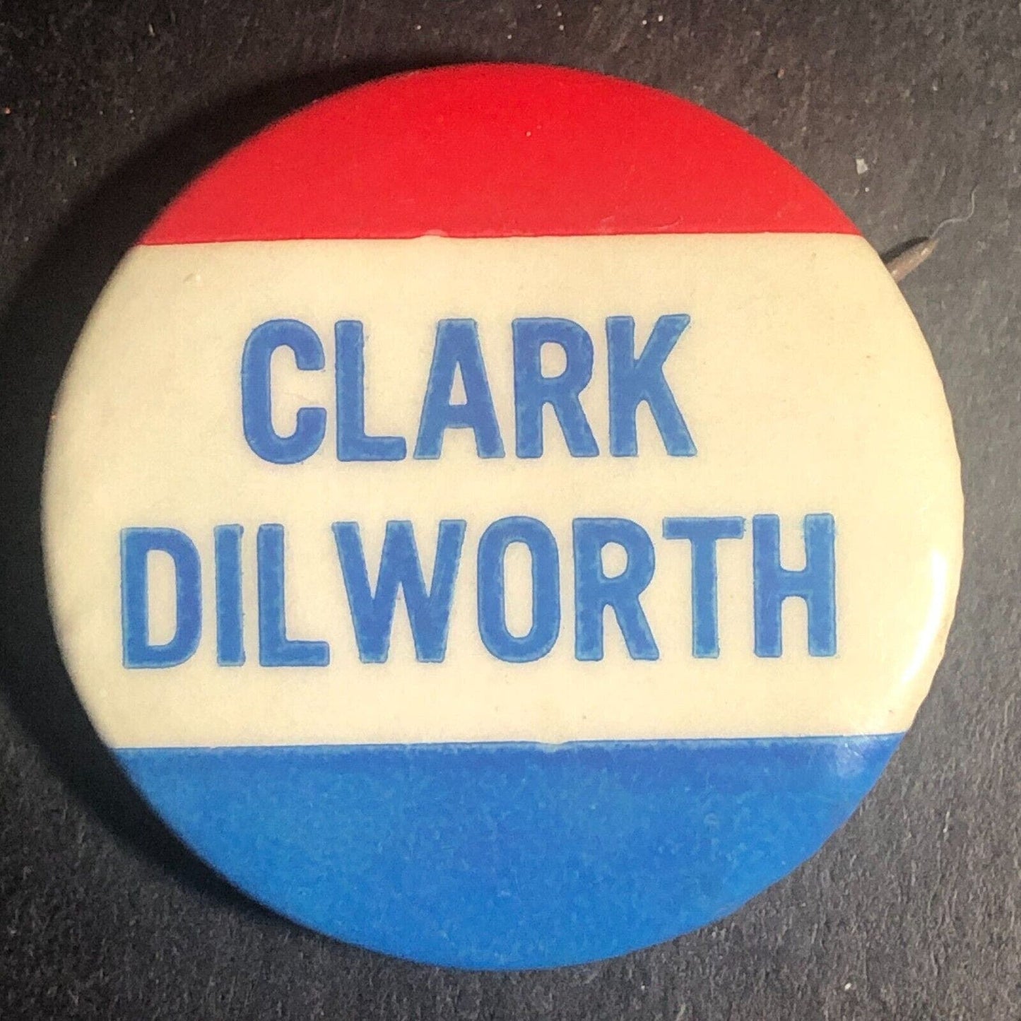 Clark - Dilworth Philadelphia Political Campaign Steel Pinback Button c1962