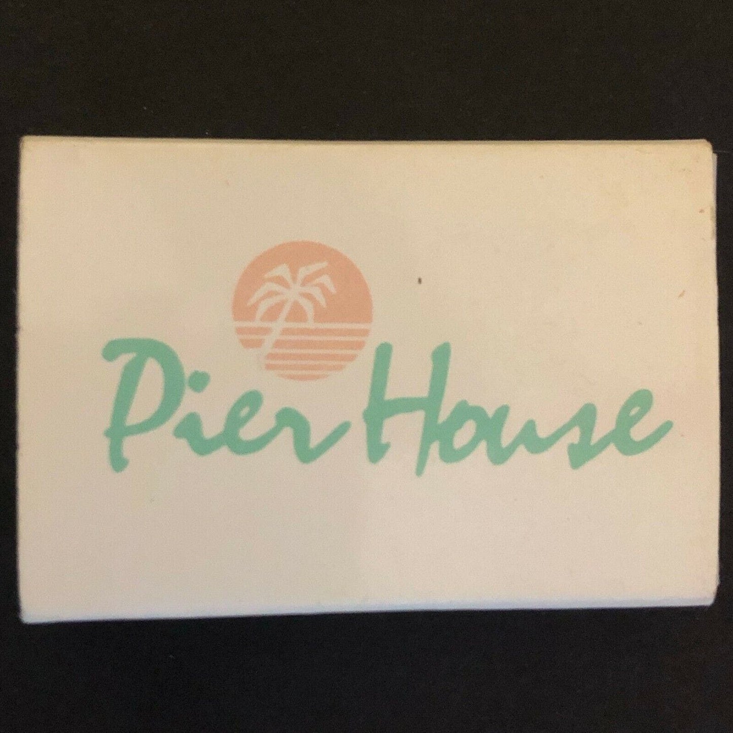 c1970's-80's Vintage Wooden Matchbox Matchbook "Pier House" Old Town, Key West