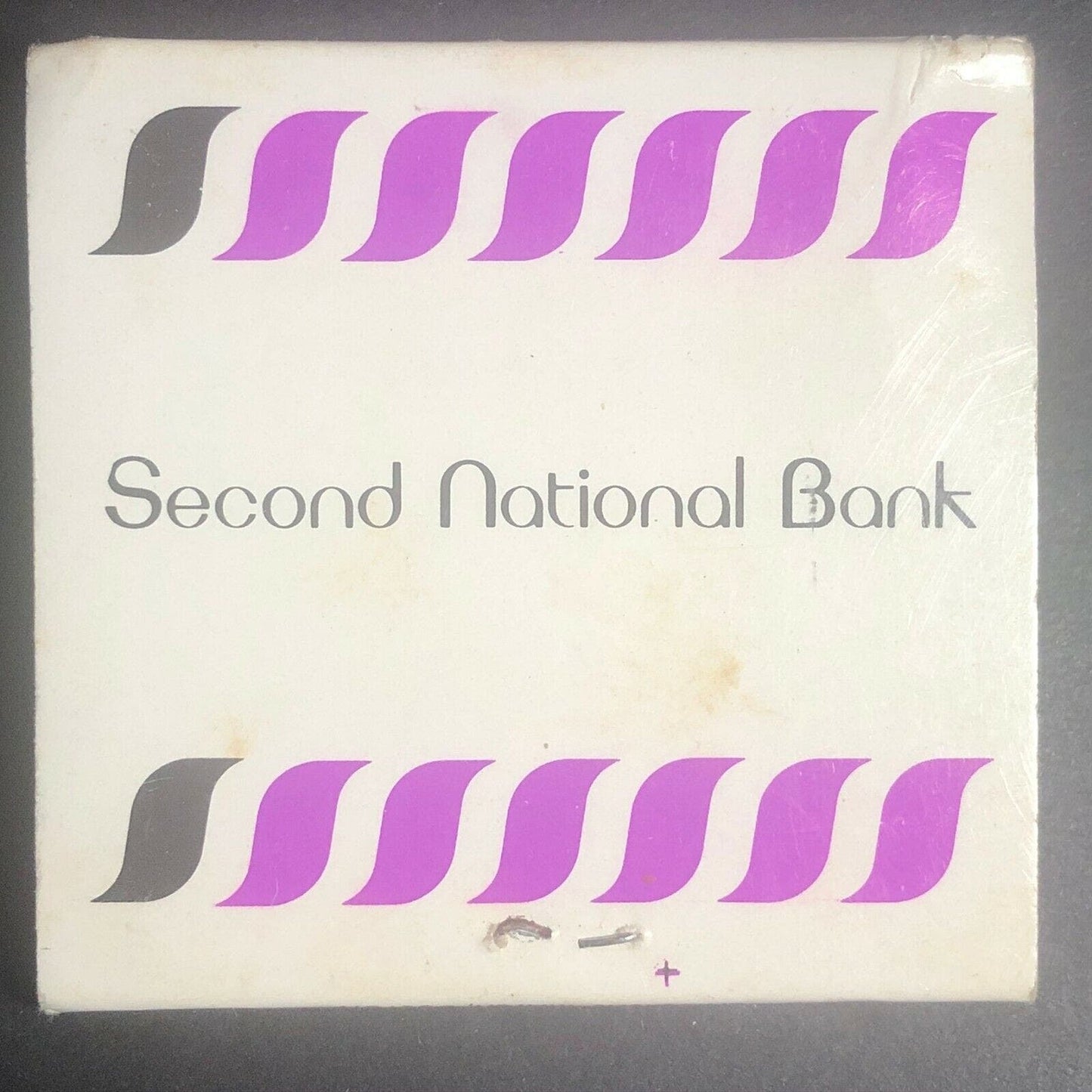 70's-80's Full Matchbook "Second National Bank" "Be Prepared.." New Haven, CT
