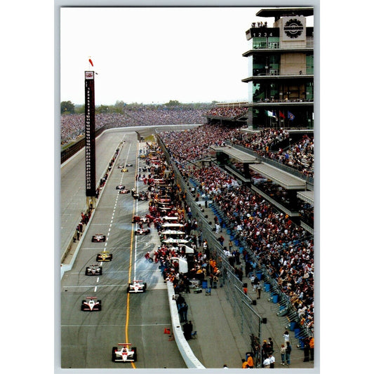 c2004 Indy 500 - Near the Pits - Motor Speedway NOS 4" x 5 3/4" Postcard