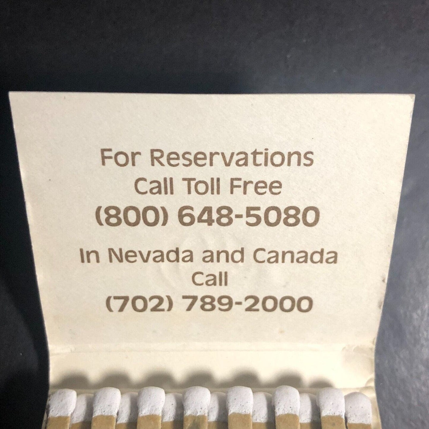 Reno MGM Grand Hotel Lion Full Matchbook c1978-86