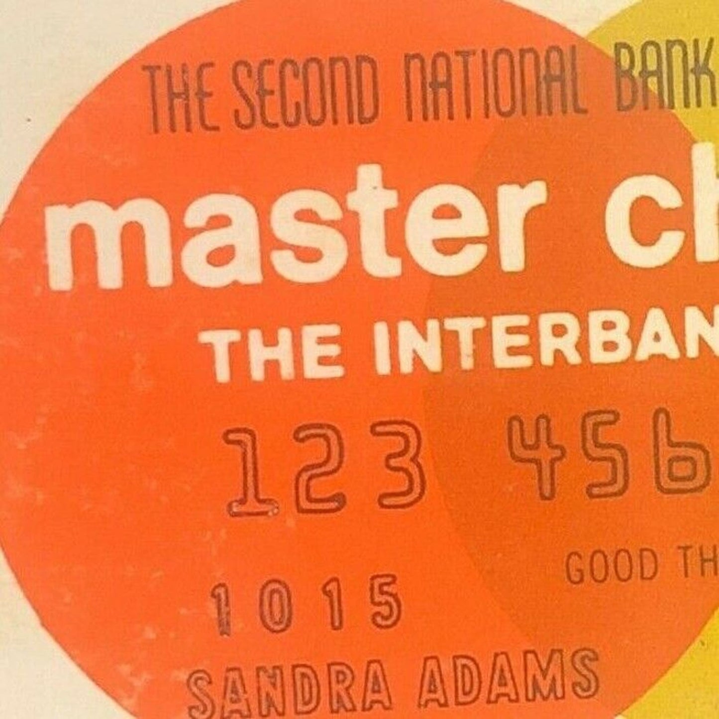 70's-80's Half-Full Matchbook "Master Charge" Second National Bank New Haven, CT