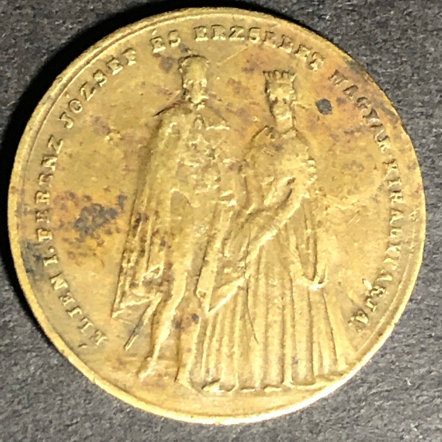 1867 20.5mm A Buda-Pesti Koronázás Emlékeül Medal - Attrib. Elsig Lauer