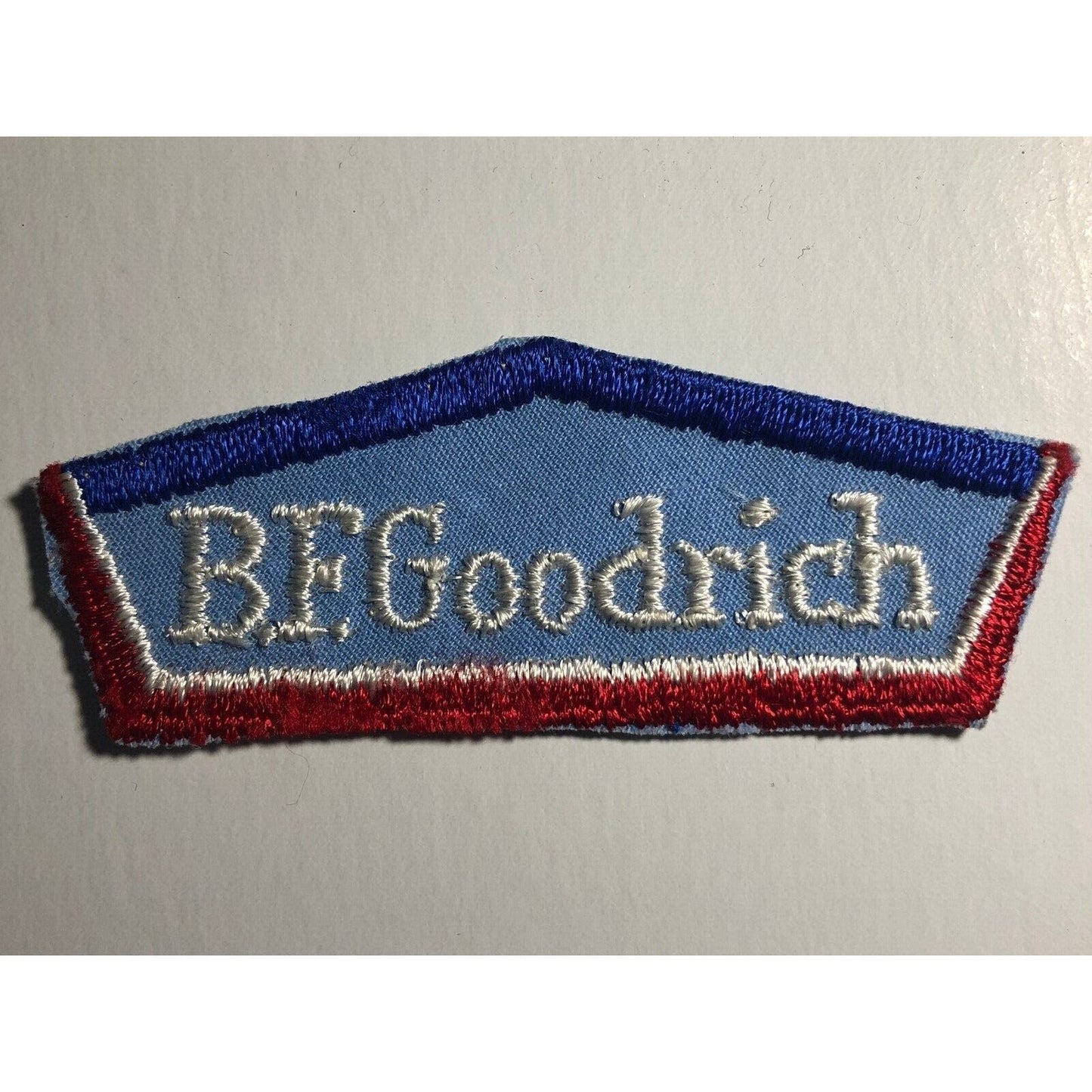 BF Goodrich Vintage Embroidered Patch (Blue Top) c1970's VGC