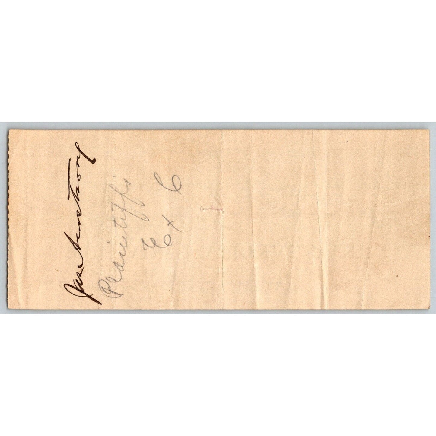 Ada, Oklahoma 1904 Indian Territory $150 Ada National Bank Check - Scarce