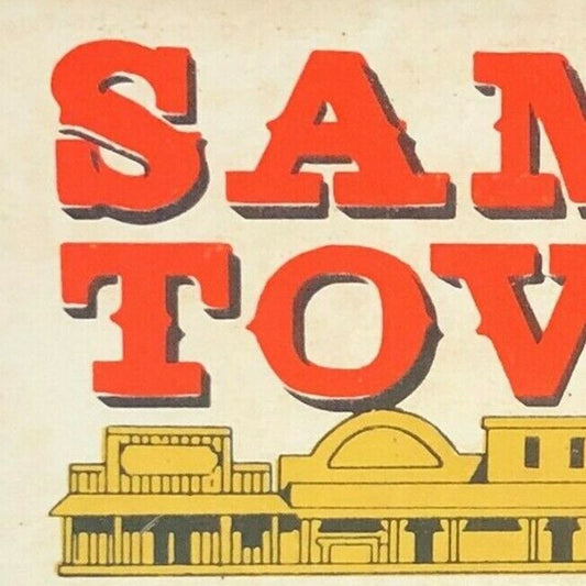 80's Full Matchbook "Sam's Town Hotel, Gambling Hall and Bowling Center" Vegas