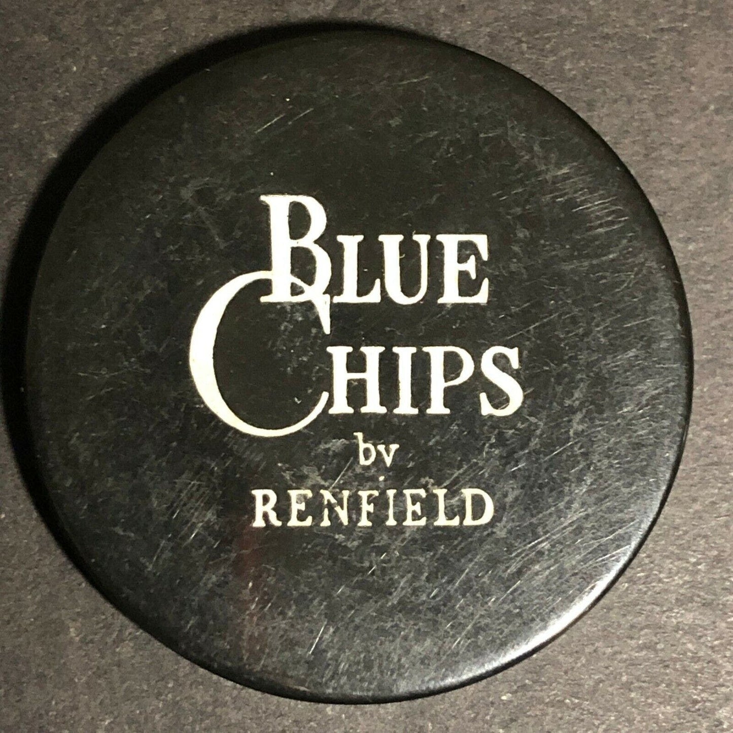 Group of 5 Vintage "Renfield Blue Chips" Advertising Poker Chip - Eisenstadt
