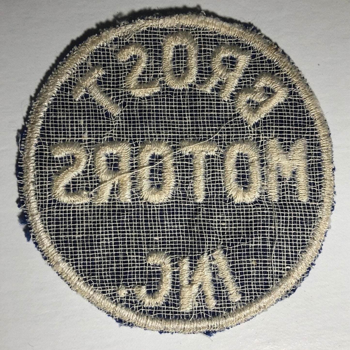 Brost Motors (Chevrolet) Depew - Lancaster, NY Vintage Embr. Patch -c1940's-50's