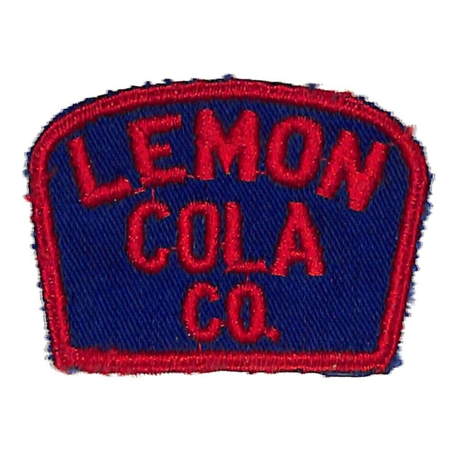 Lemon Cola Co. Kansas City, MO Embroidered Soda Patch c1940's VGC Very Scarce