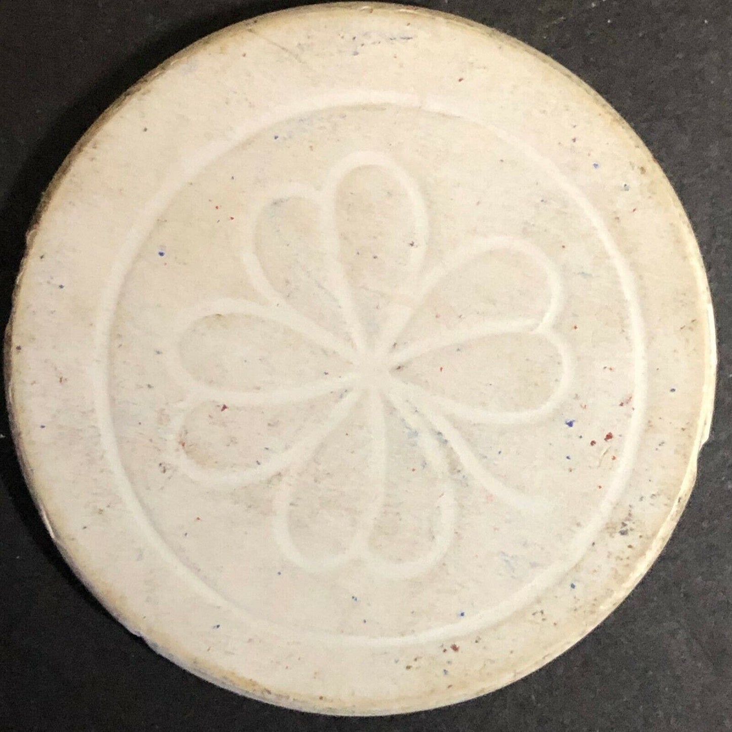 Vintage Embossed Flower Petal Design Gaming / Poker Chip - Seymour PTD