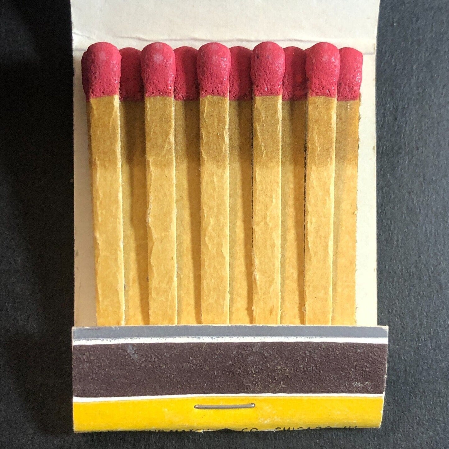 Union Pacific San Francisco Streamliner Chicago Full Matchbookc1950's-60'sVGC
