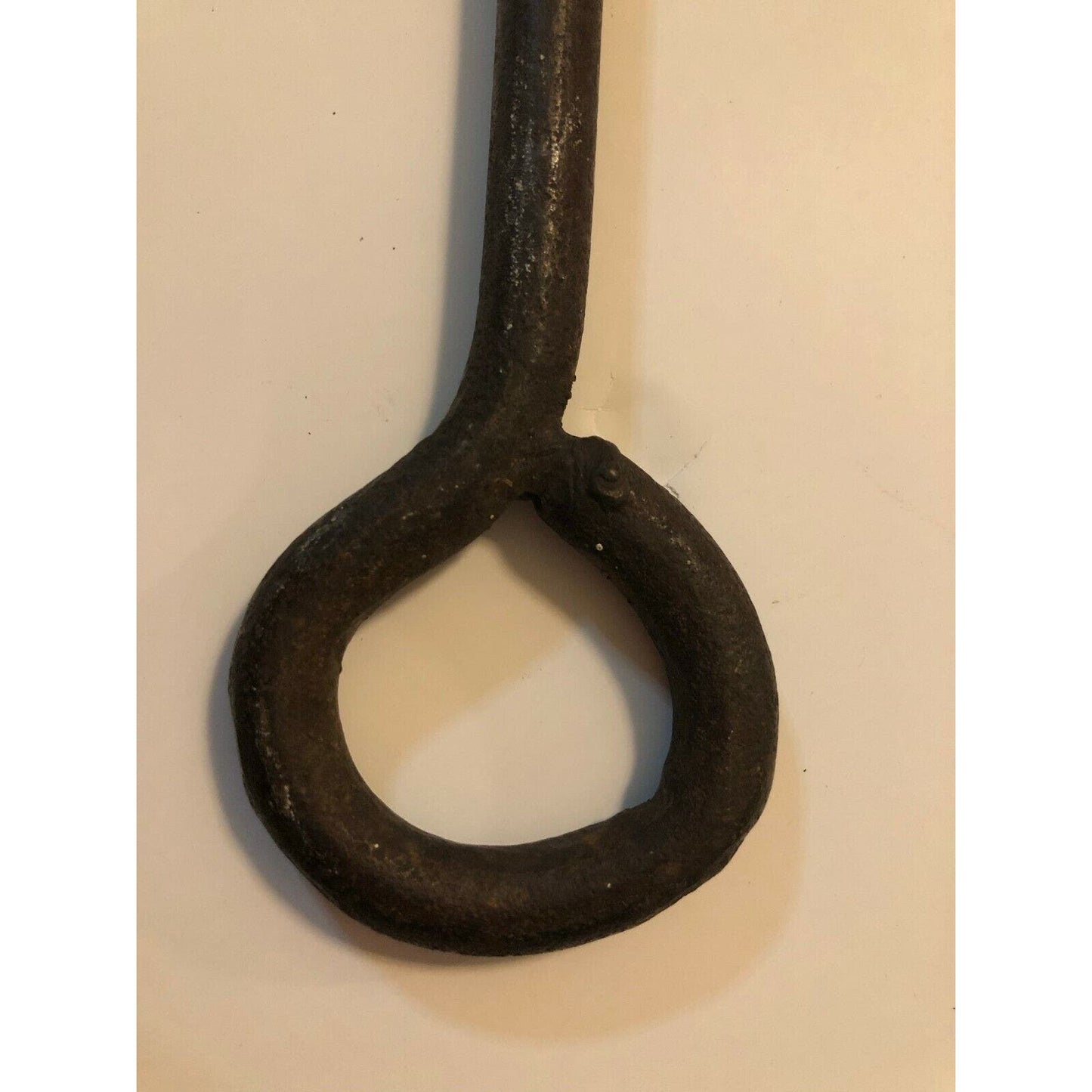 Primitive Hand Forged "1 or I" Iron Cattle Livestock Branding Iron 49"