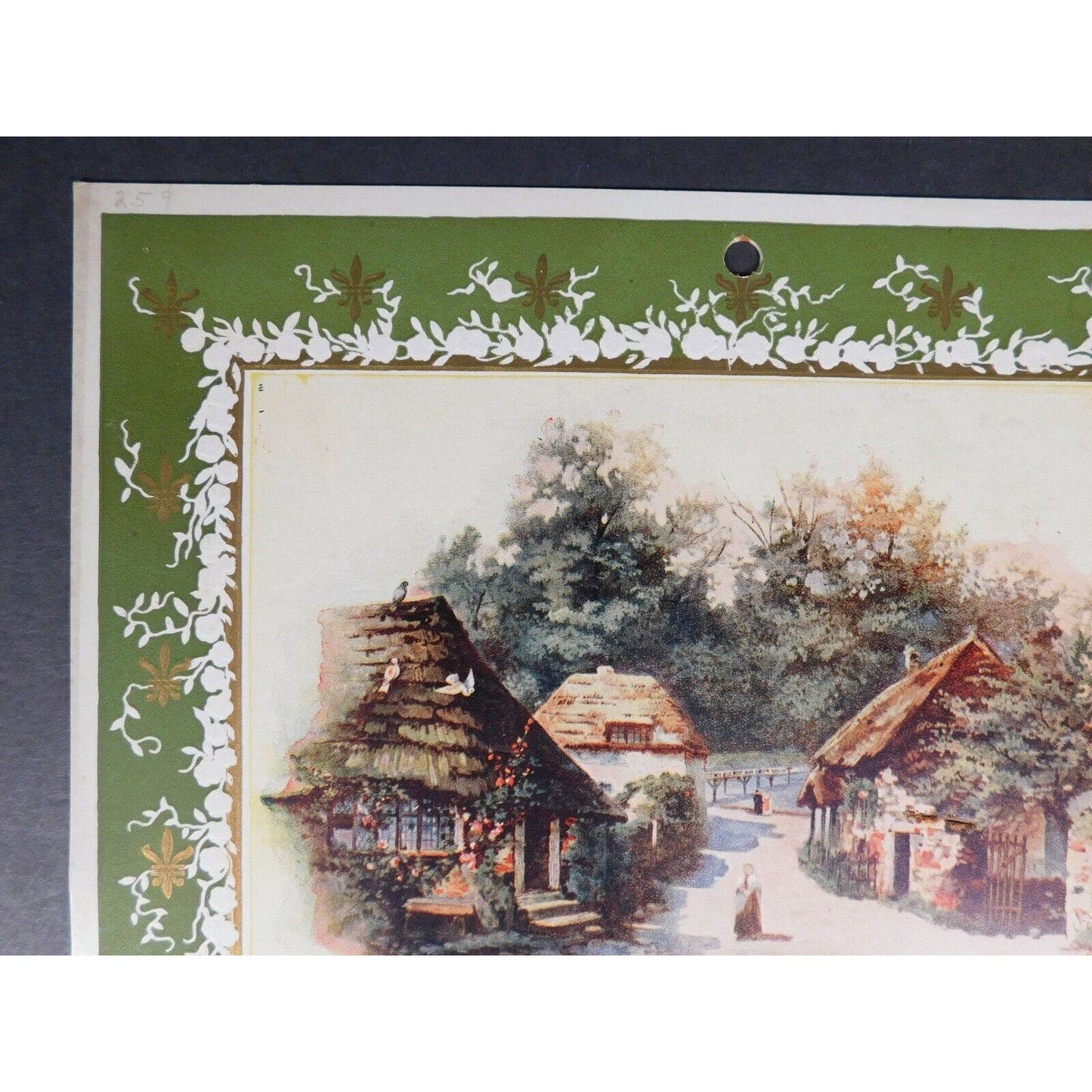 J. B. Brockway Groceries Flour..Oysters Lard 1901 Calendar Vermont