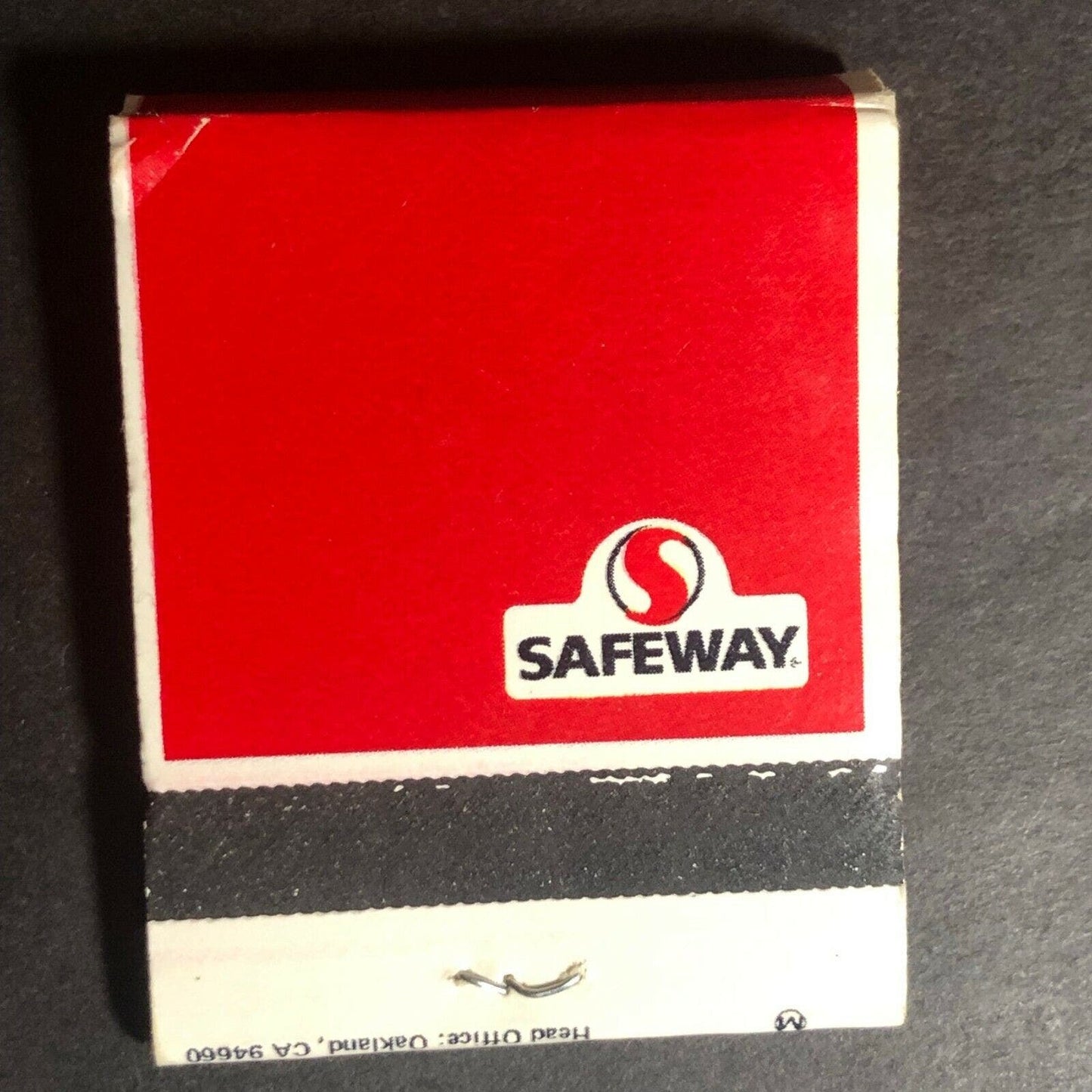 Vintage c1968 Full Matchbook Safeway Real Photo w/Steak