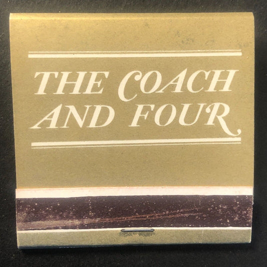 Water Tower Inn Coach and Four Chicago Vintage Mostly Full -2 Matchbook c1950's