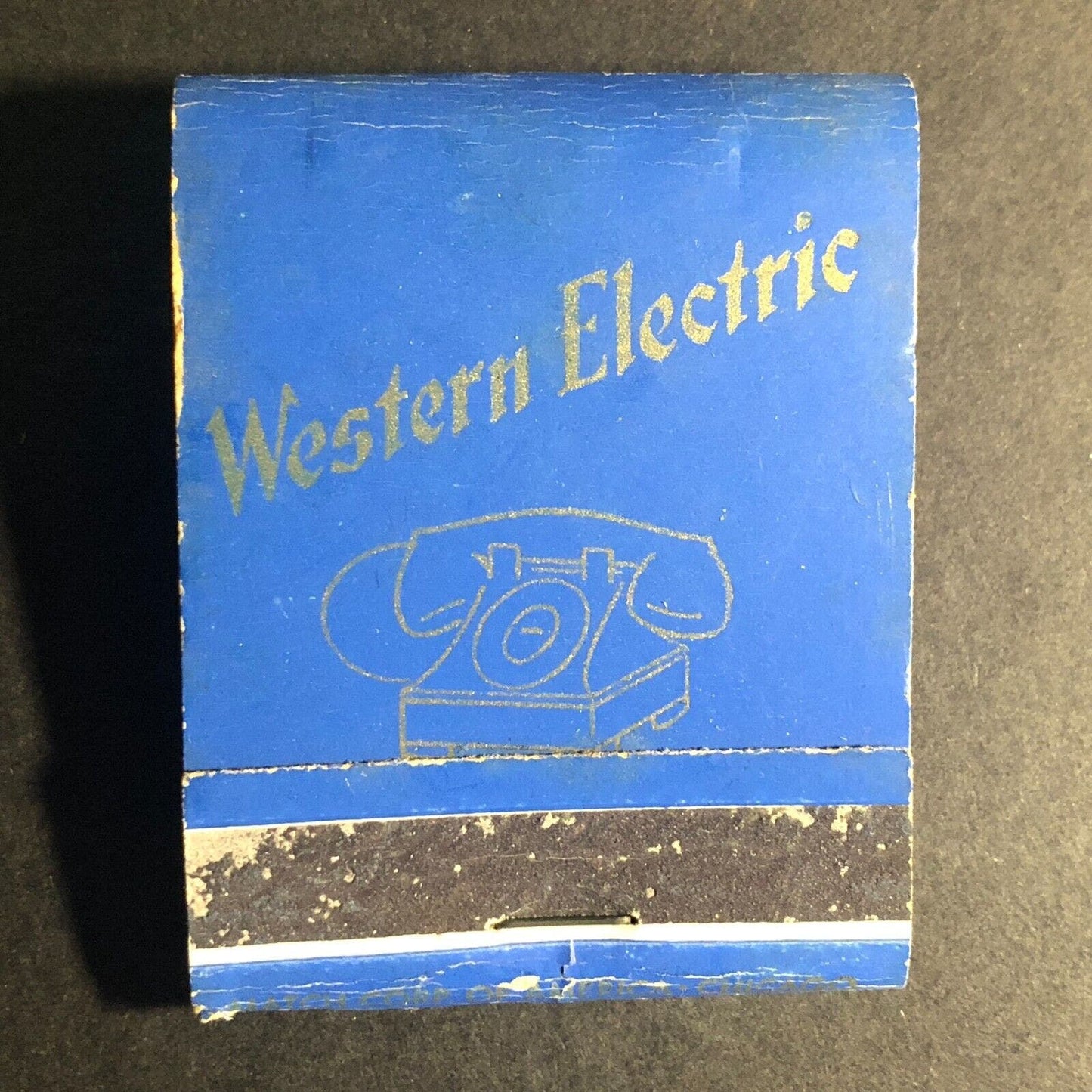 Western Electric Telephone Hawthorne Works Chicago Full Matchbook - c1930's-40's