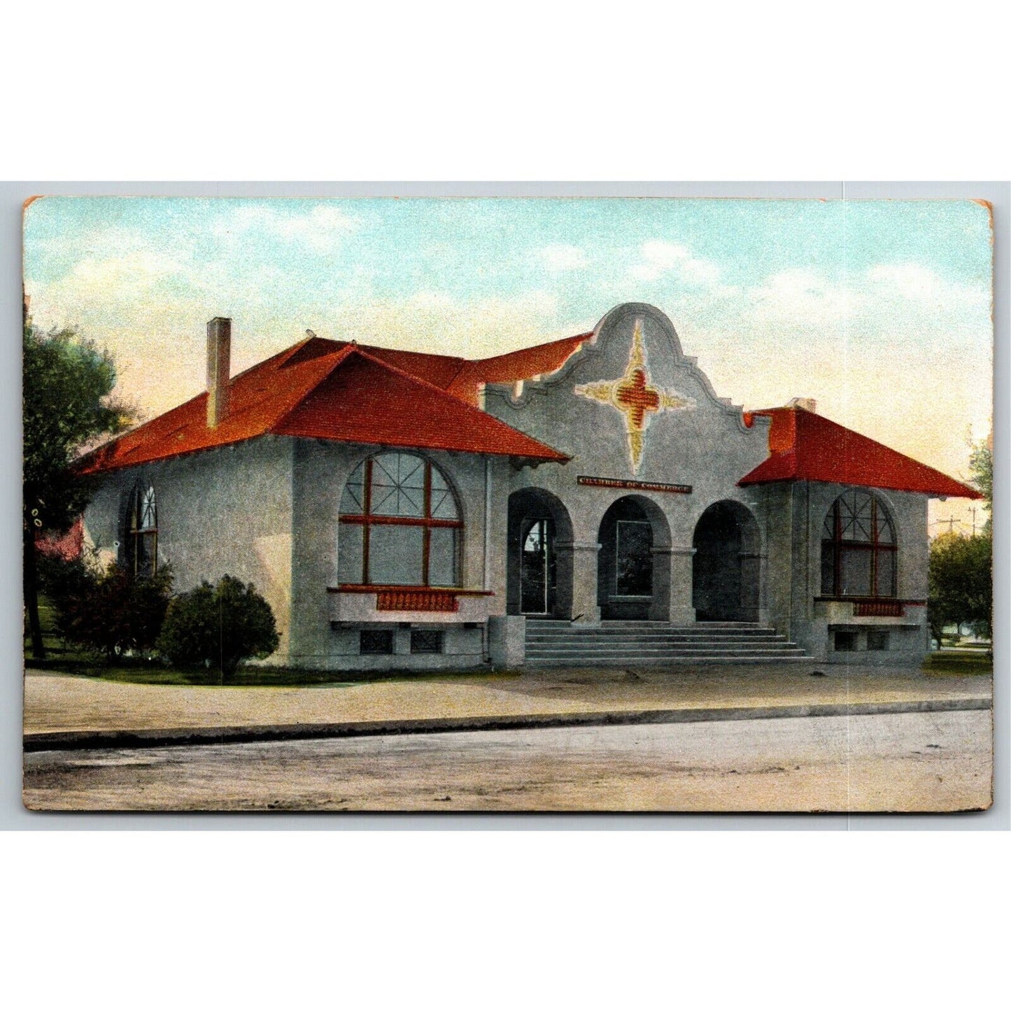 Vintage c1908 Postcard "Chamber of Commerce, Fresno, Cal."