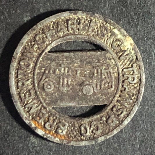 Bremerton-Charleston Transp. (WA) G/F One Fare Transit Token 16.5mm