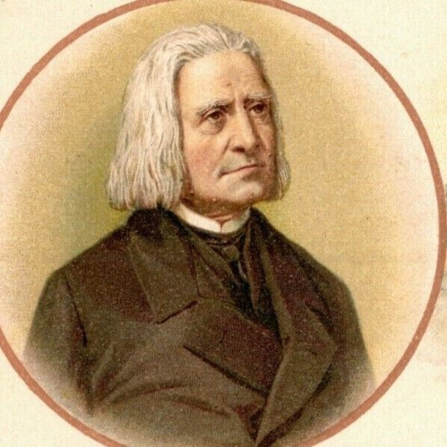 Vintage c1906 Postcard Composer Franz von Liszt (Franz Huld, Publisher) Unposted