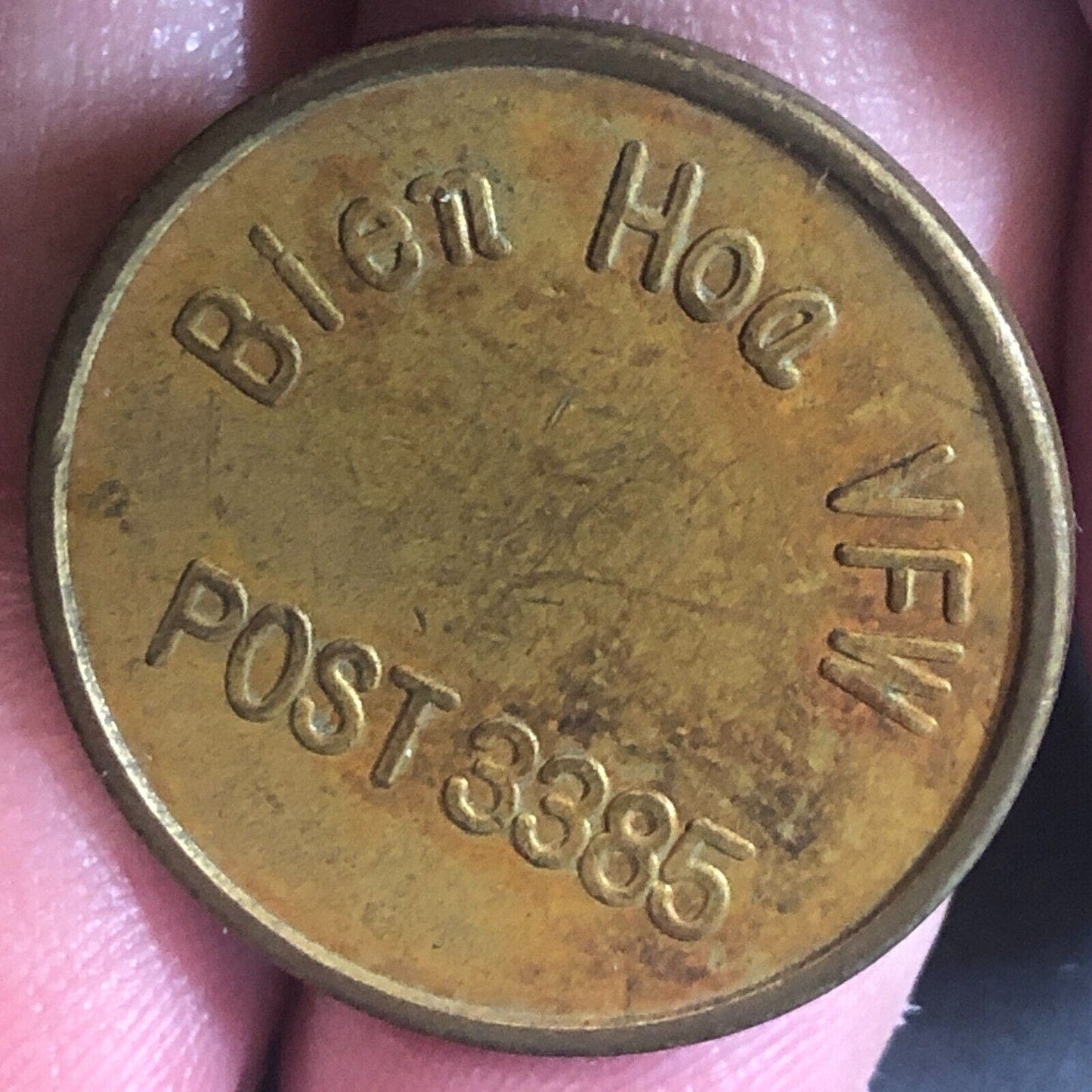 Vietnam Trade Token Military Bien Hoa VFW Post 3385 (25c ?) 24mm