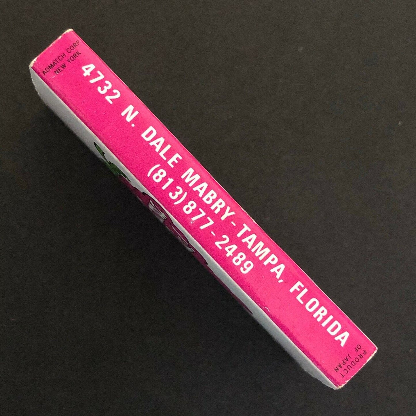 c1970's-80's Wooden Matchbox Matchbook - Mama Mia Restaurant Tampa, FL