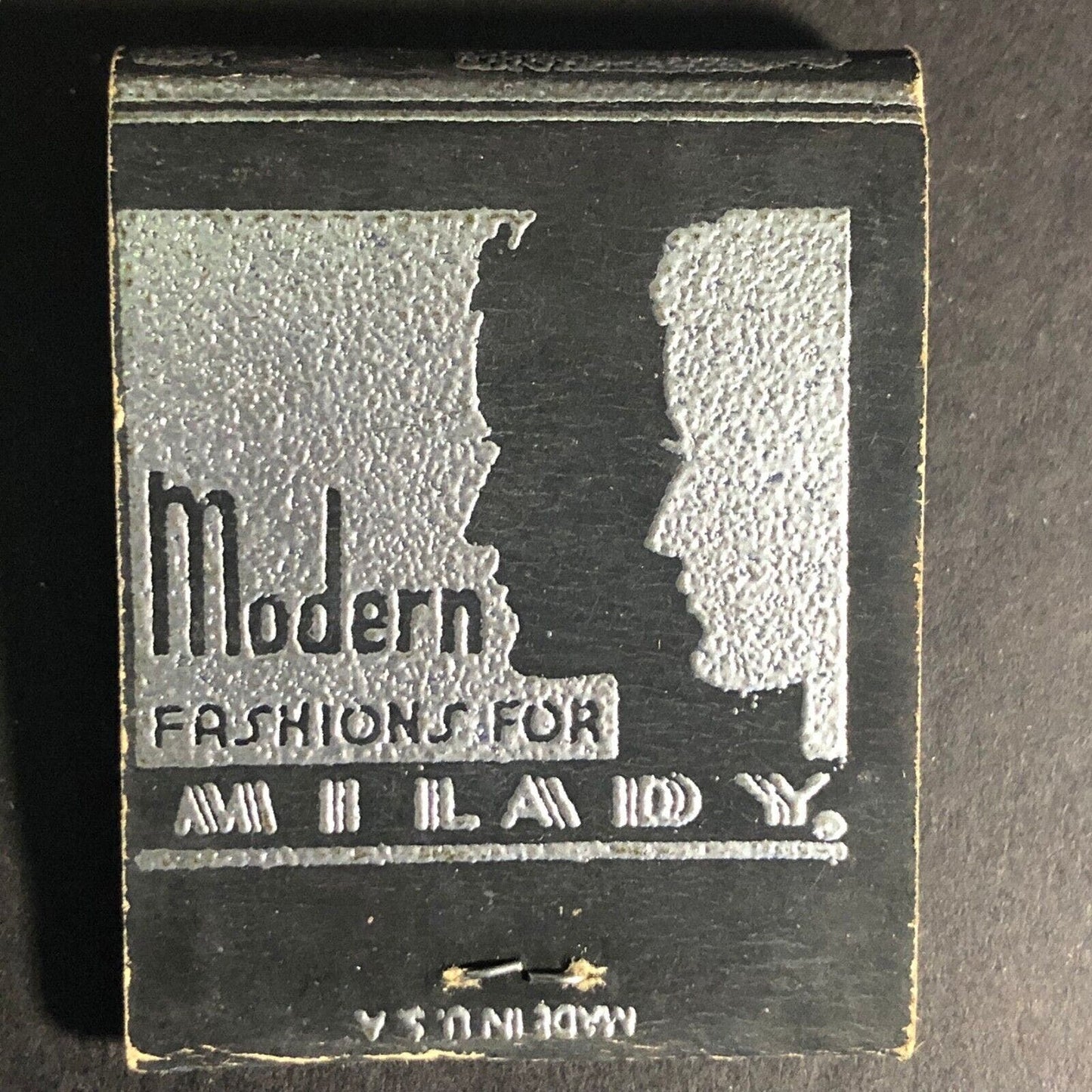 Jeannette Marshall Fashion W. Los Angeles 20-Strike Matchbook c1940's-50s Scarce