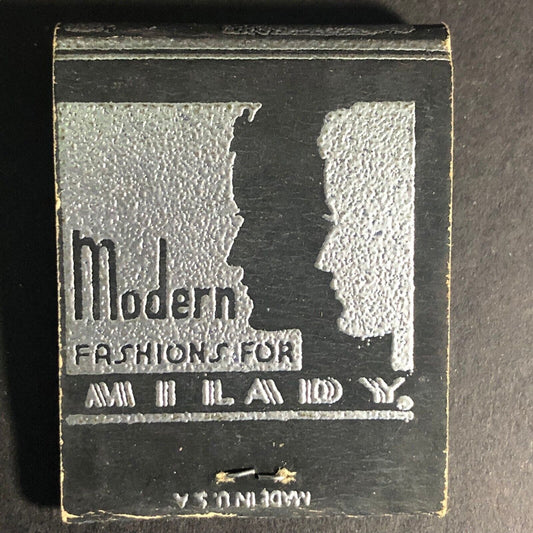 Jeannette Marshall Fashion W. Los Angeles 20-Strike Matchbook c1940's-50s Scarce