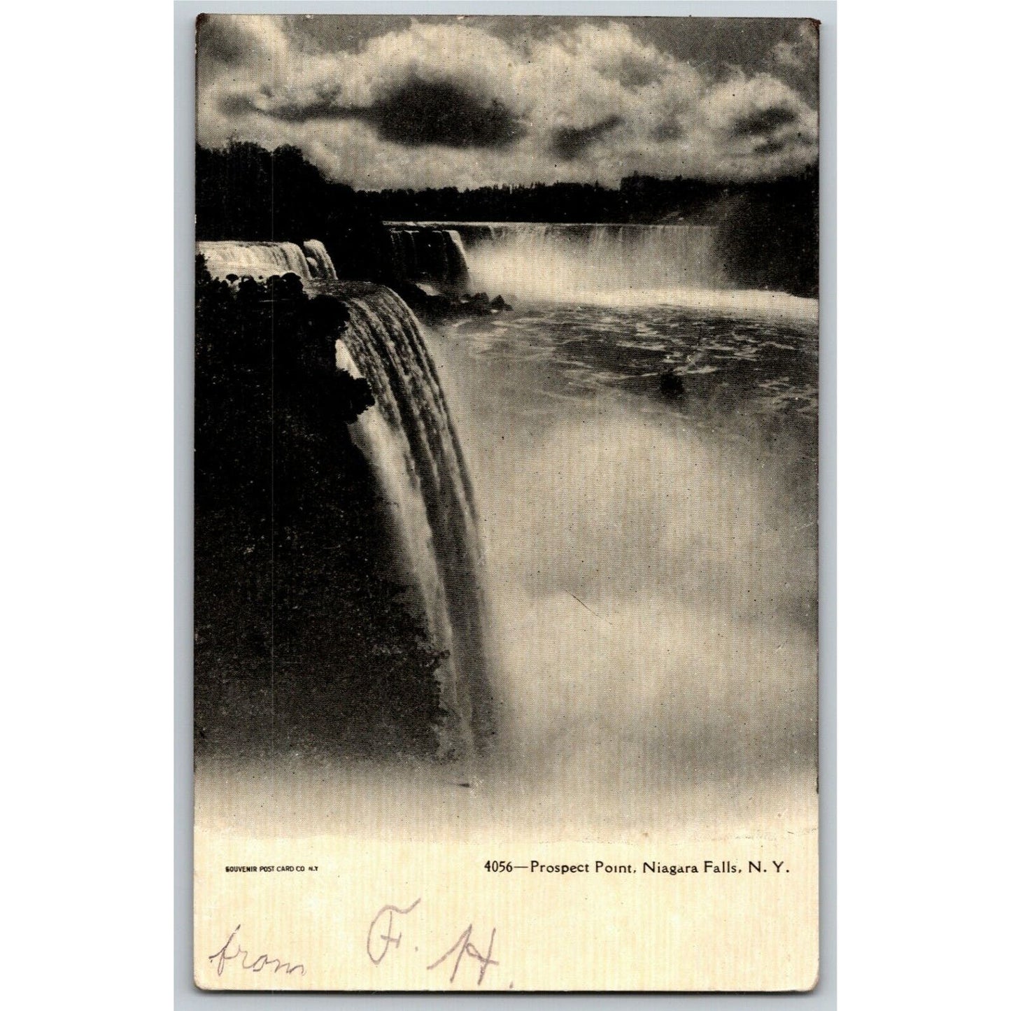 Vintage c1907 Postcard "Prospect Point, Niagara Falls N.Y."