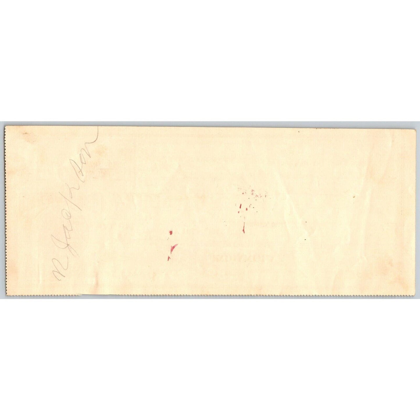 Indianola, Oklahoma 1924 City Clerk $3.24 Warrant - Scarce