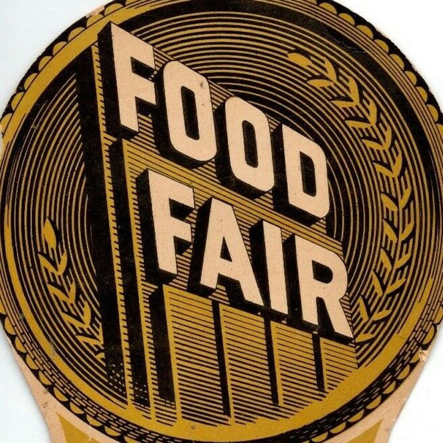 c1940's Advertising Sewing Needle Book "Food Fair"