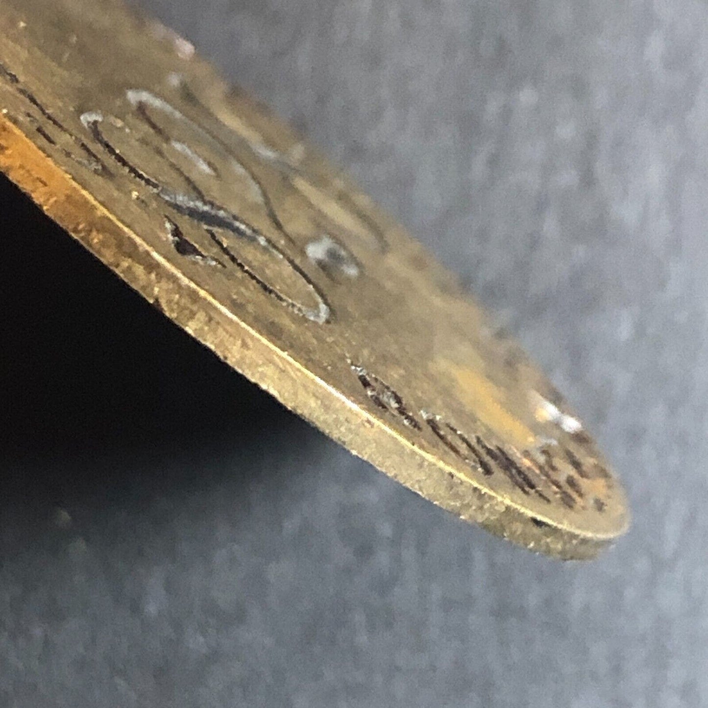 Anaconda Copper Mining Co. Bonner, MT Saw Mill Brass Tool Check Tag 32.5mm #828