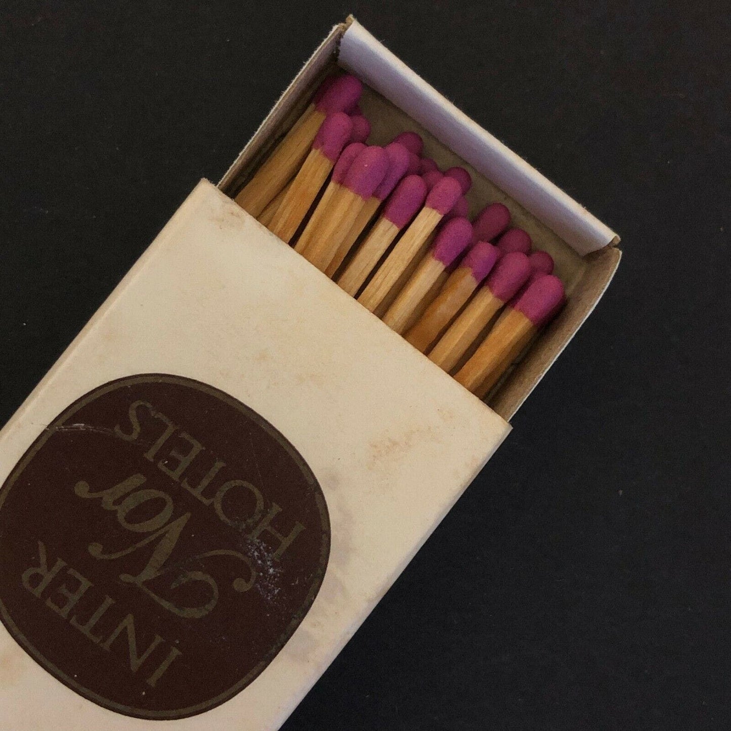 c1980's-90's Wooden Matchboxes / Matchbooks - "Inter Nor Hotels" Oslo, Norway