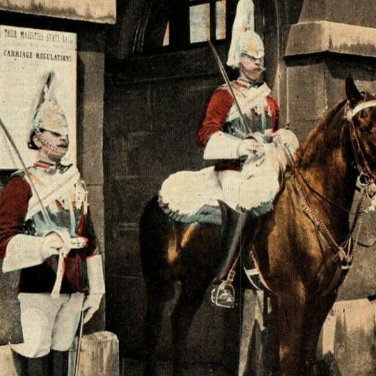 c1930's RPPC* Horse Guard, London Mounted Sentry Military
