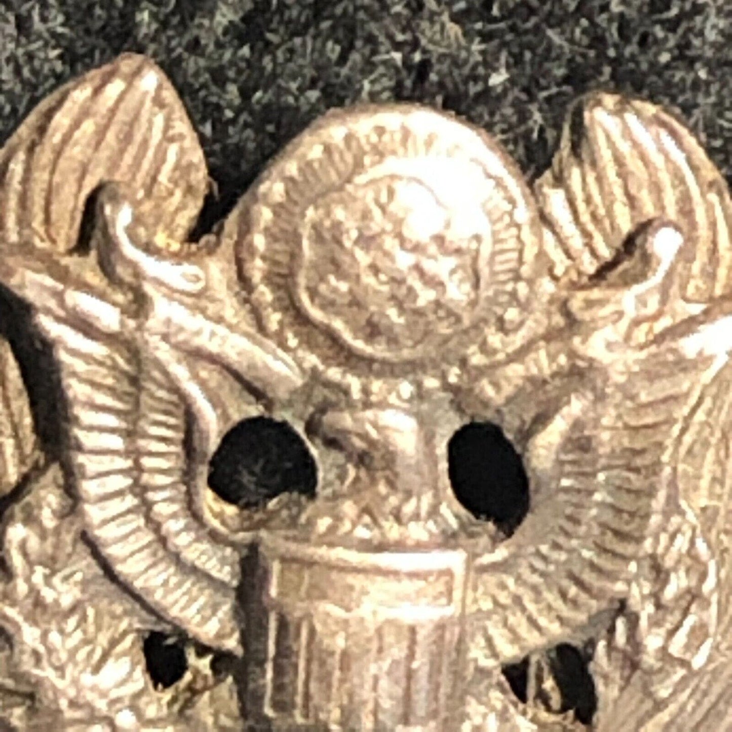Vintage Military ? Eagle 20 Year Award Pinback Lapel Pin - Sterling