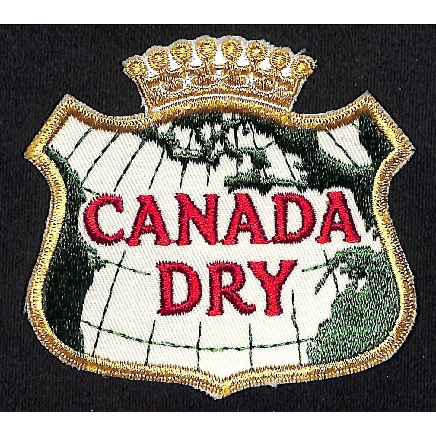 Canada Dry Ginger Ale Embroidered Soda Patch c1960's-1970's - VGC